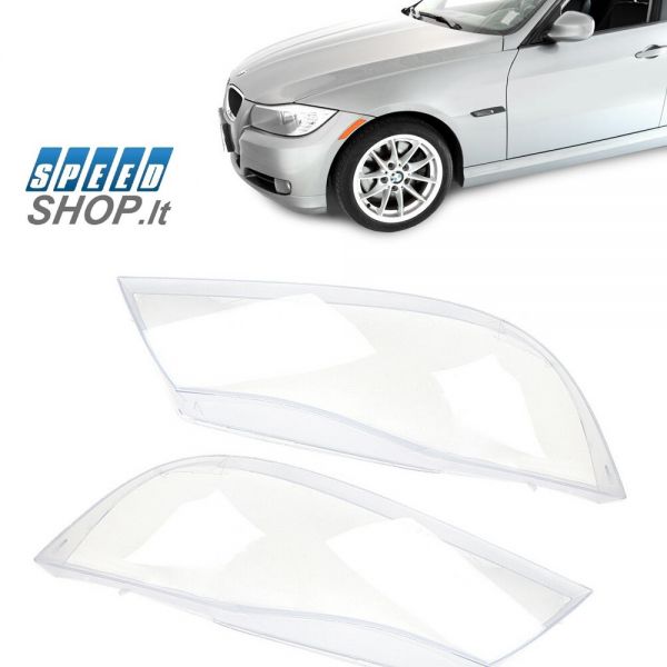 BMW 3 (E90-E91) priekinių žibintų stiklai XENON